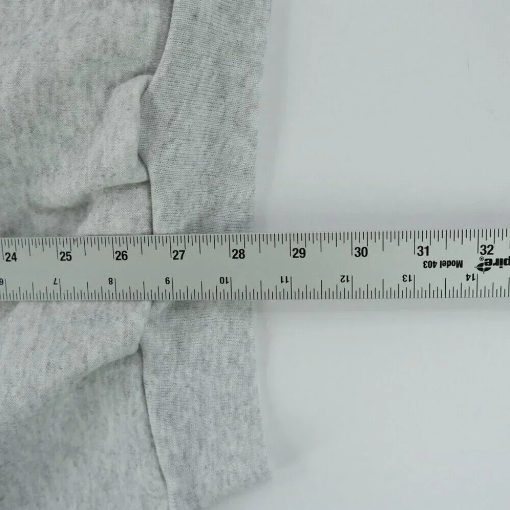 Vtg Tultex Grey Sweatshirt Maximum Sweats Cut Crew Neck Large Heather Gray - Picture 8 of 8